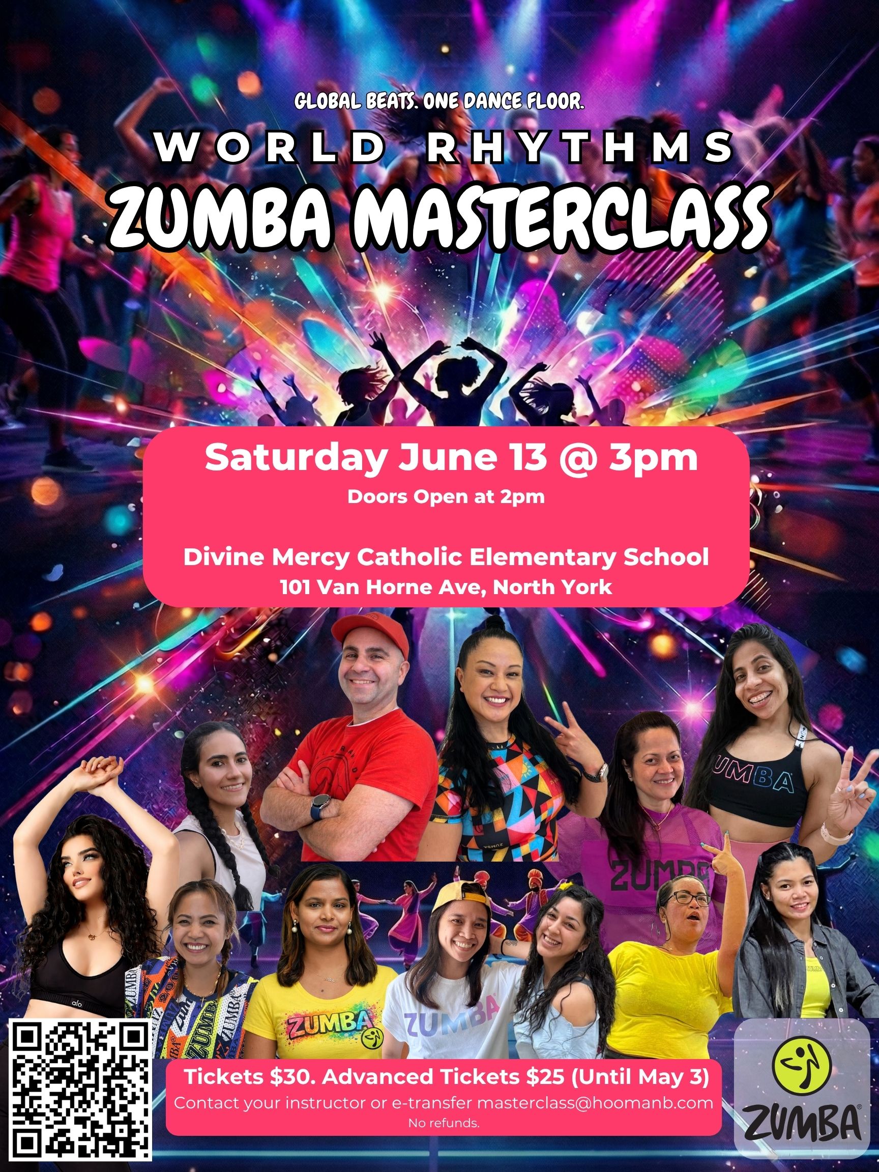 Zumba Masterclass Poster