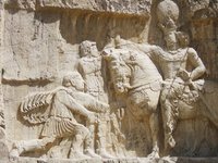 Philip the Arab kneeled before Shapur I
